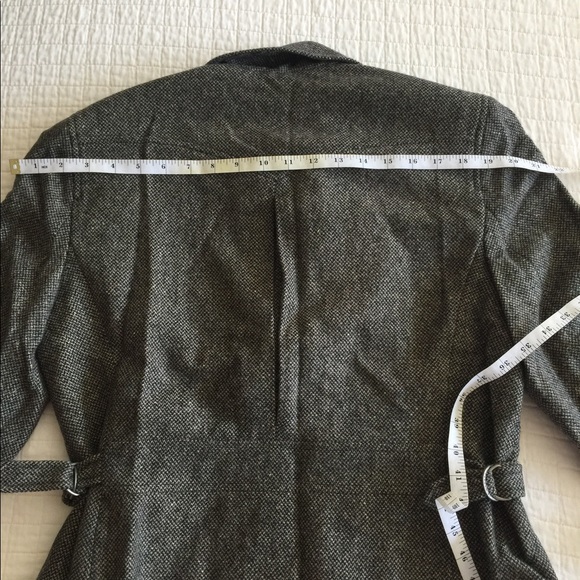 VTG Lauren Ralph Lauren wool tweed moto blazer/jacket - Picture 10 of 10